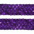 Тесьма с пайетками 12, шир. 35 мм/уп. 25+/-1 м, цвет фиолет - купить в Грозном. Цена: 1 308.30 руб.