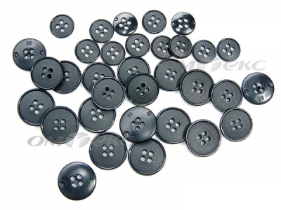 51926/15 мм (4 пр) черные пуговицы (брючные) - купить в Грозном. Цена: 1.50 руб.