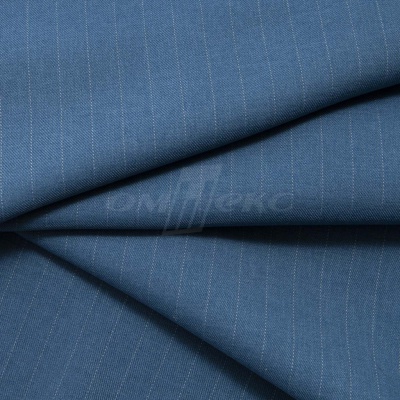 Костюмная ткань "Жаклин", 188 гр/м2, шир. 150 см, цвет серо-голубой - купить в Грозном. Цена 430.84 руб.