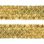 Тесьма с пайетками D16, шир. 35 мм/уп. 25+/-1 м, цвет золото - купить в Грозном. Цена: 1 281.60 руб.