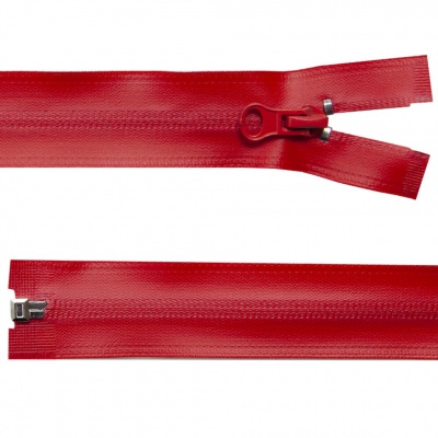 Молния водонепроницаемая PVC Т-7, 90 см, разъемная, цвет (820) красный - купить в Грозном. Цена: 61.18 руб.