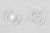 Кнопки пришивные пластиковые 13 мм, блистер 24шт, цв.-прозрачные - купить в Грозном. Цена: 62.27 руб.