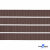 Репсовая лента 005, шир. 6 мм/уп. 50+/-1 м, цвет коричневый - купить в Грозном. Цена: 88.45 руб.