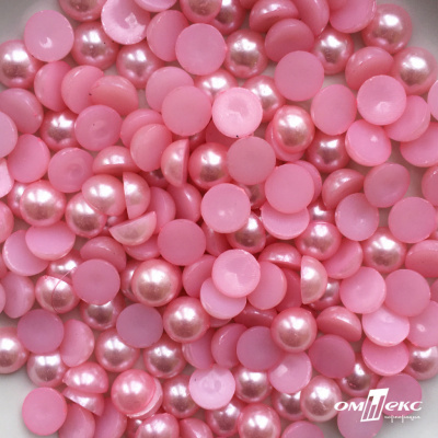 0404-5146В-Полубусины пластиковые круглые "ОмТекс", 10 мм, (уп.50гр=175+/-3шт), цв.101-св.розовый - купить в Грозном. Цена: 63.46 руб.