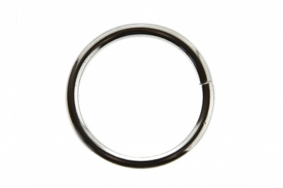 Кольцо металлическое d-32 мм, цв.-никель - купить в Грозном. Цена: 3.54 руб.