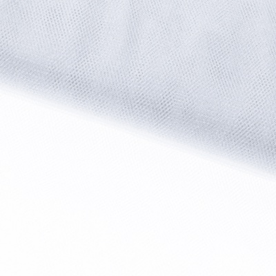 Трикотажное полотно Тюль Кристалл, 100% полиэфир, 16-01/белый, 15гр/м2, шир.160см. - купить в Грозном. Цена 129.70 руб.