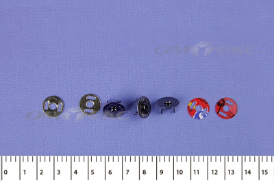 Кнопки магнитные МКМ-02, диам. 18 мм, чёрный никель - купить в Грозном. Цена: 14.49 руб.