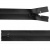 Молния водонепроницаемая PVC Т-7, 18 см, неразъемная, цвет чёрный - купить в Грозном. Цена: 21.20 руб.