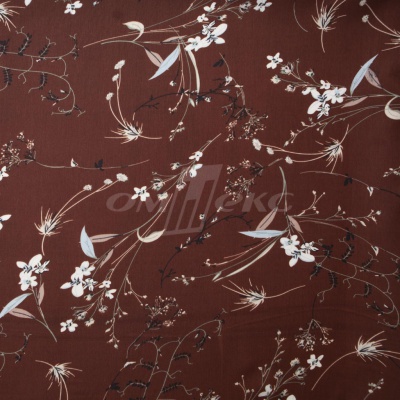 Плательная ткань "Фламенко" 2.2, 80 гр/м2, шир.150 см, принт растительный - купить в Грозном. Цена 239.03 руб.