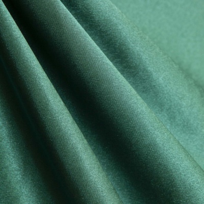 Поли креп-сатин 19-5420, 125 (+/-5) гр/м2, шир.150см, цвет зелёный - купить в Грозном. Цена 155.57 руб.