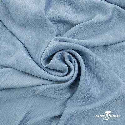 Ткань плательная Муар, 100% полиэстер,165 (+/-5) гр/м2, шир. 150 см, цв. Серо-голубой - купить в Грозном. Цена 215.65 руб.