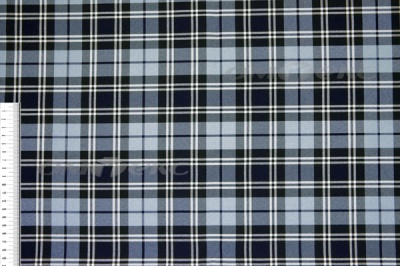 Ткань костюмная клетка Т7274 2004, 220 гр/м2, шир.150см, цвет т.синий/гол/бел - купить в Грозном. Цена 