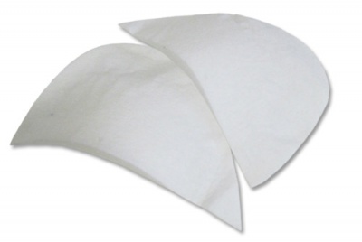 Плечевые накладки И-8 НЦ, составные, цвет белый - купить в Грозном. Цена: 47.27 руб.