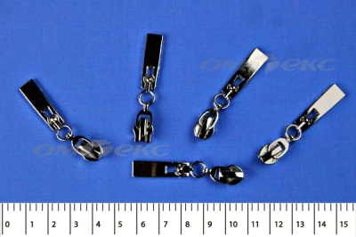 Слайдер декоративный, металлический №1/спираль Т7/никель - купить в Грозном. Цена: 6.29 руб.