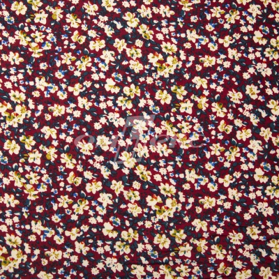 Плательная ткань "Софи" 5.1, 75 гр/м2, шир.150 см, принт растительный - купить в Грозном. Цена 243.96 руб.