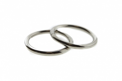 Кольцо металлическое d-32 мм, цв.-никель - купить в Грозном. Цена: 3.54 руб.
