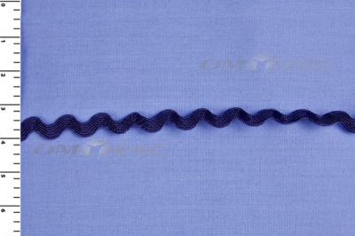 Тесьма плетеная "Вьюнчик"/т.синий - купить в Грозном. Цена: 48.03 руб.