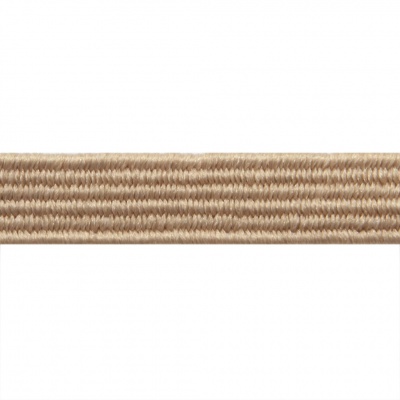 Резиновые нити с текстильным покрытием, шир. 6 мм ( упак.30 м/уп), цв.- 97-бежевый - купить в Грозном. Цена: 152.05 руб.