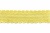 Тесьма кружевная 0621-1212А, шир. 45 мм/уп. 20+/-1 м, цвет 017-жёлтый - купить в Грозном. Цена: 1 033.32 руб.