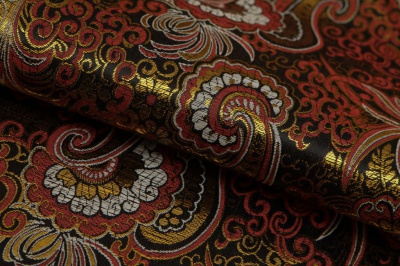Ткань костюмная жаккард, 135 гр/м2, шир.150см, цвет бордо№6 - купить в Грозном. Цена 441.95 руб.