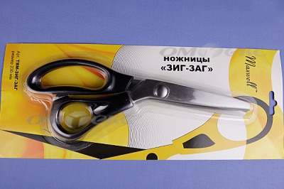 Ножницы ЗИГ-ЗАГ "MAXWELL" 230 мм - купить в Грозном. Цена: 1 041.25 руб.