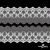 Кружево на сетке LY1984, шир.110 мм, (уп. 13,7 м ), цв.01-белый - купить в Грозном. Цена: 877.53 руб.