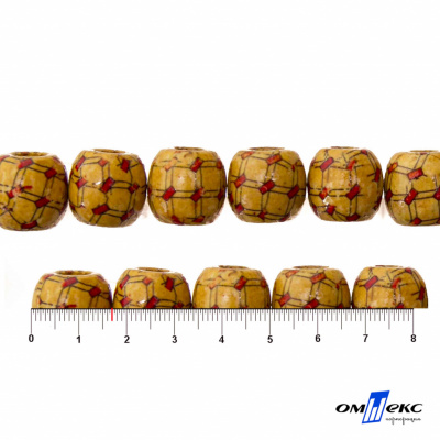 0189-Бусины деревянные "ОмТекс", 17 мм, упак.50+/-3шт - купить в Грозном. Цена: 83.66 руб.