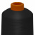 Нитки текстурированные кручёные, намот. 15 000 м, цвет чёрный - купить в Грозном. Цена: 237.24 руб.