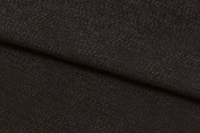Ткань джинсовая №96, 160 гр/м2, шир.148см, цвет чёрный - купить в Грозном. Цена 350.42 руб.