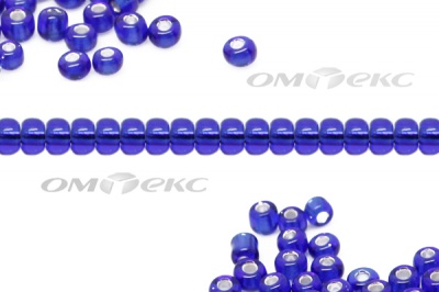 Бисер (SL) 11/0 ( упак.100 гр) цв.28 - синий - купить в Грозном. Цена: 53.34 руб.