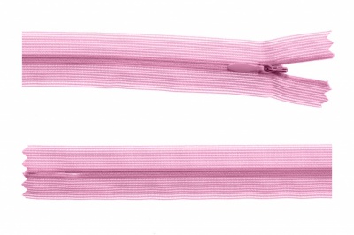 Молния потайная Т3 513, 60 см, капрон, цвет св.розовый - купить в Грозном. Цена: 10.13 руб.