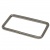 Рамка металлическая прямоугольная, 40 х 15 мм- тём.никель - купить в Грозном. Цена: 4.60 руб.
