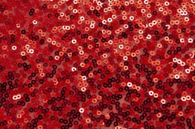 Сетка с пайетками №18, 188 гр/м2, шир.130см, цвет красный - купить в Грозном. Цена 371 руб.