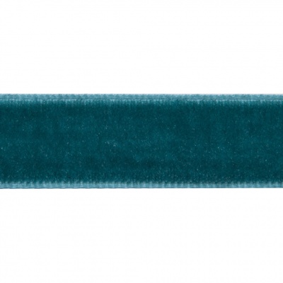 Лента бархатная нейлон, шир.12 мм, (упак. 45,7м), цв.65-изумруд - купить в Грозном. Цена: 392 руб.