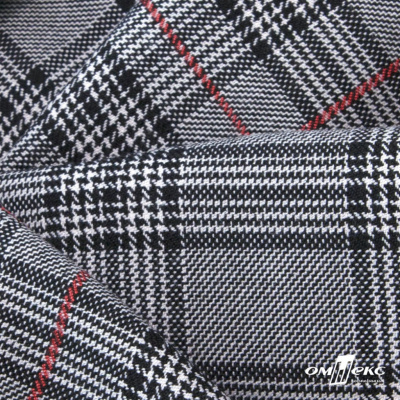 Ткань костюмная "Клер" 80% P, 16% R, 4% S, 200 г/м2, шир.150 см,#10 цв-серый/красный - купить в Грозном. Цена 412.02 руб.