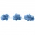 Тесьма плетеная "Рюш", упак. 9,14 м, цвет голубой - купить в Грозном. Цена: 45.87 руб.