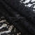 Кружевное полотно #2307, 145 гр/м2, шир.150см, цвет чёрный - купить в Грозном. Цена 449.07 руб.