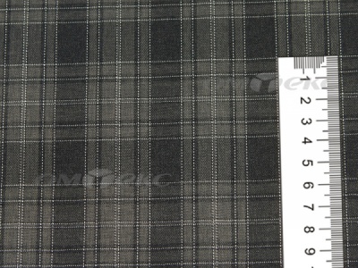 Ткань костюмная клетка 25235 2004, 185 гр/м2, шир.150см, цвет серый/бел - купить в Грозном. Цена 