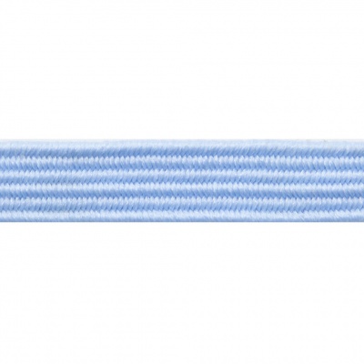 Резиновые нити с текстильным покрытием, шир. 6 мм ( упак.30 м/уп), цв.- 108-голубой - купить в Грозном. Цена: 155.22 руб.
